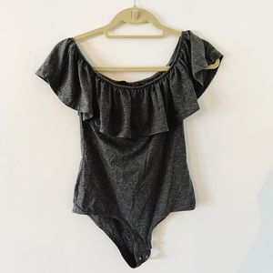 Jcrew Grey Bodysuit, size medium